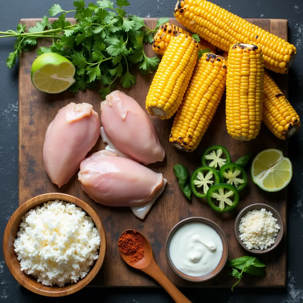 Street Corn Chicken Rice Bowl